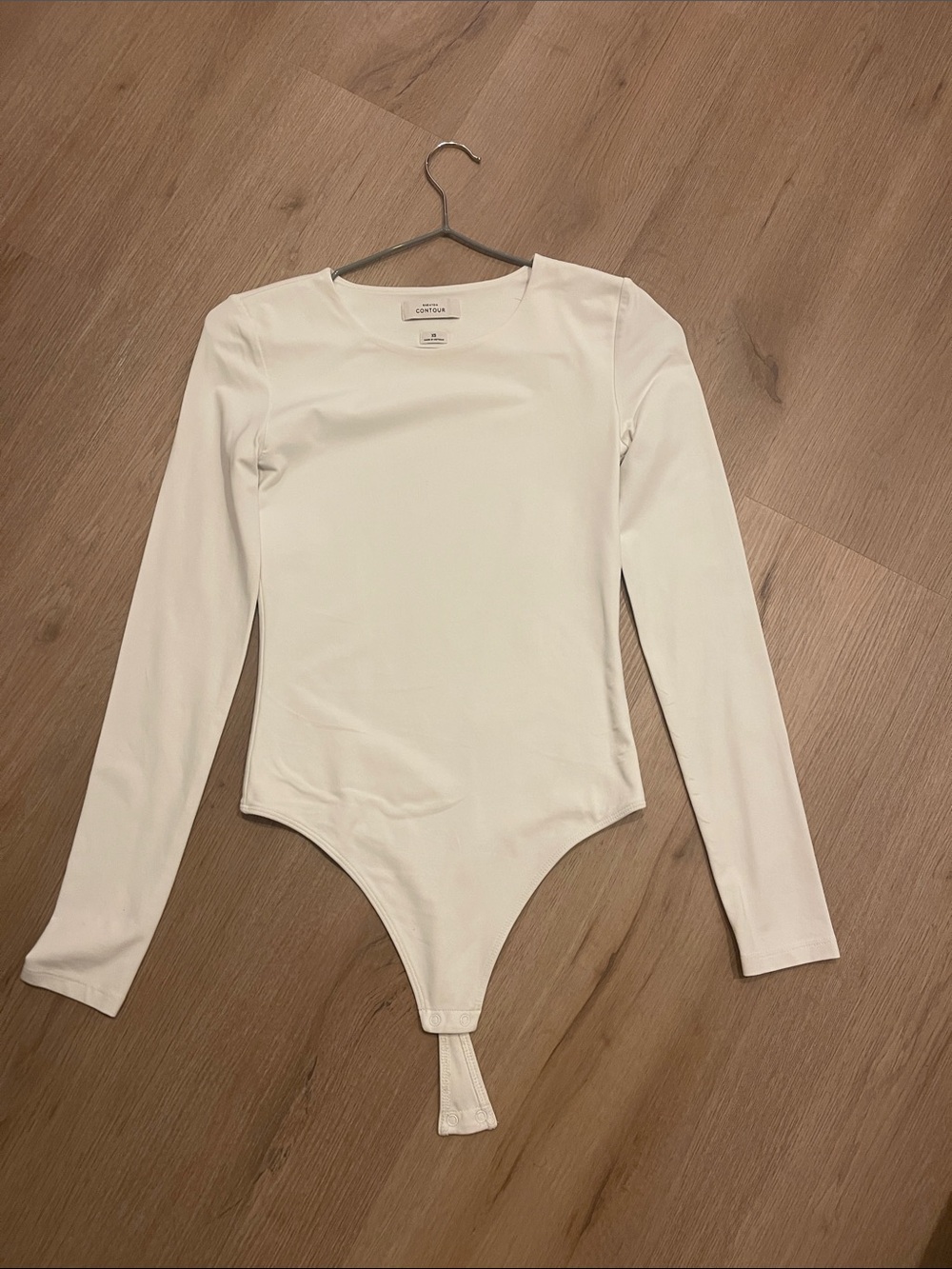 Aritzia white bodysuit long sleeve